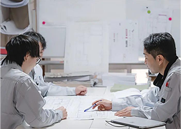 夕礼・退勤（現場）