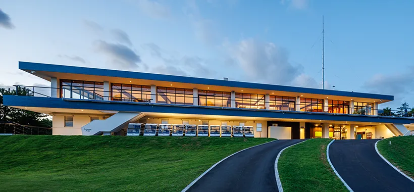 大規模な建設現場