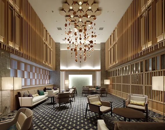 大規模な建設現場